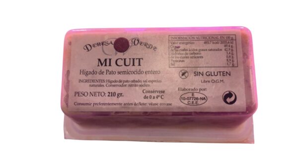 Hígado de Pato Semicocido Entero - Delicias de Cádiz